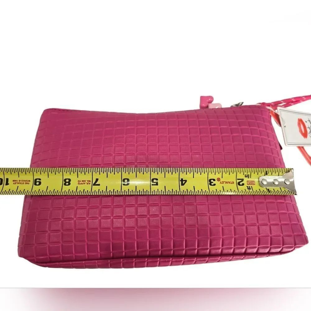 Pink Textured Women's Bag - Picture 8 of 11